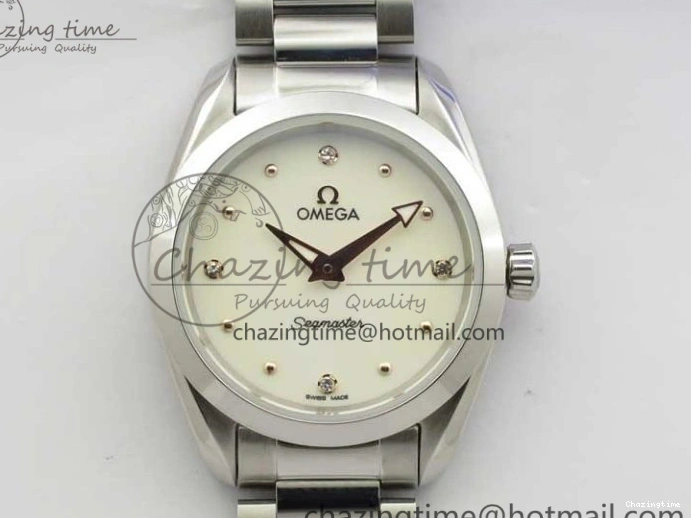 0516 Aqua Terra Seamaster ZF 1:1 Best Edition White Dial on SS Bracelet Gen Lightweight 7903